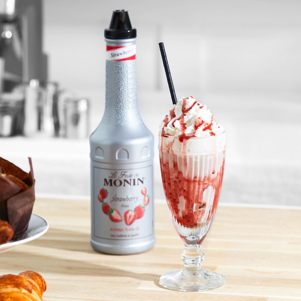 Monin Fruit Mix - Strawberry - 1L Plastic
